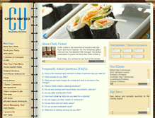 Tablet Screenshot of chefsunitedindia.com